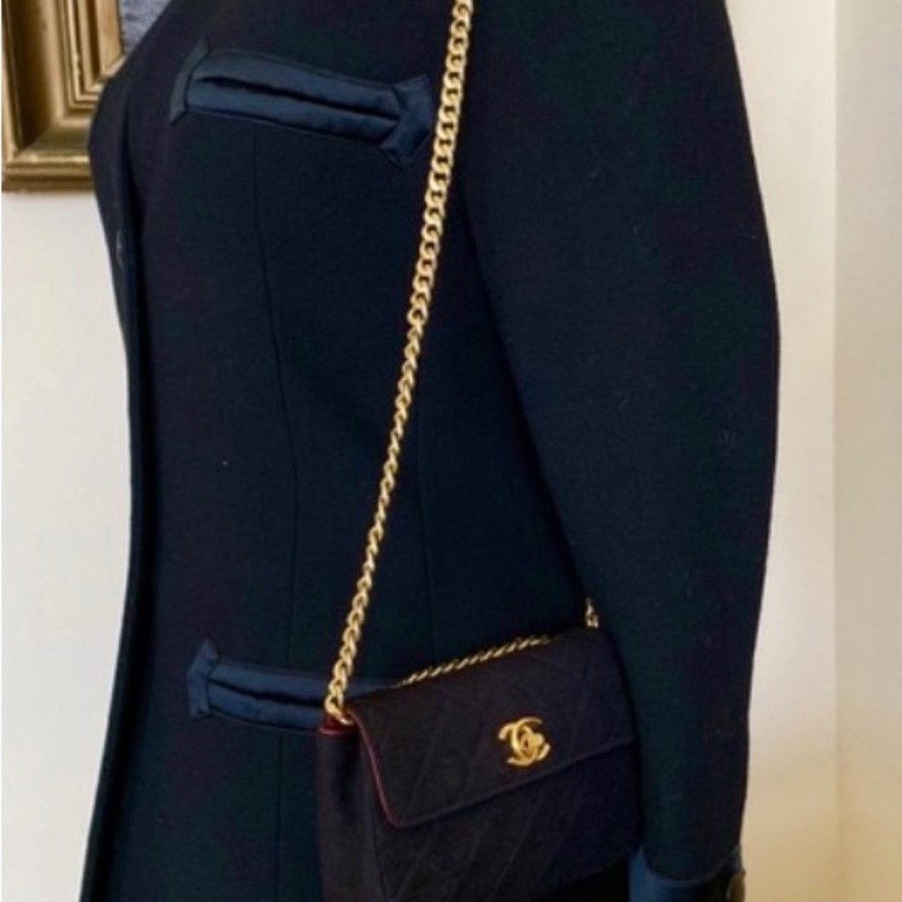 Chanel set Wool Slk Trim 40 - Picture 3 of 10